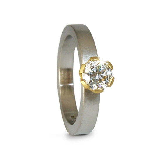 Diamond Solitaire Platinum Ring Engagement Designed Jacks Turner