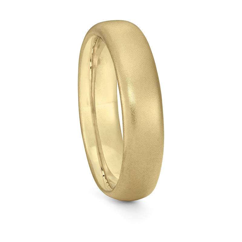 Gold Wedding Ring 5Mm Wide Designed By Jacks Turner Bristol Jeweller