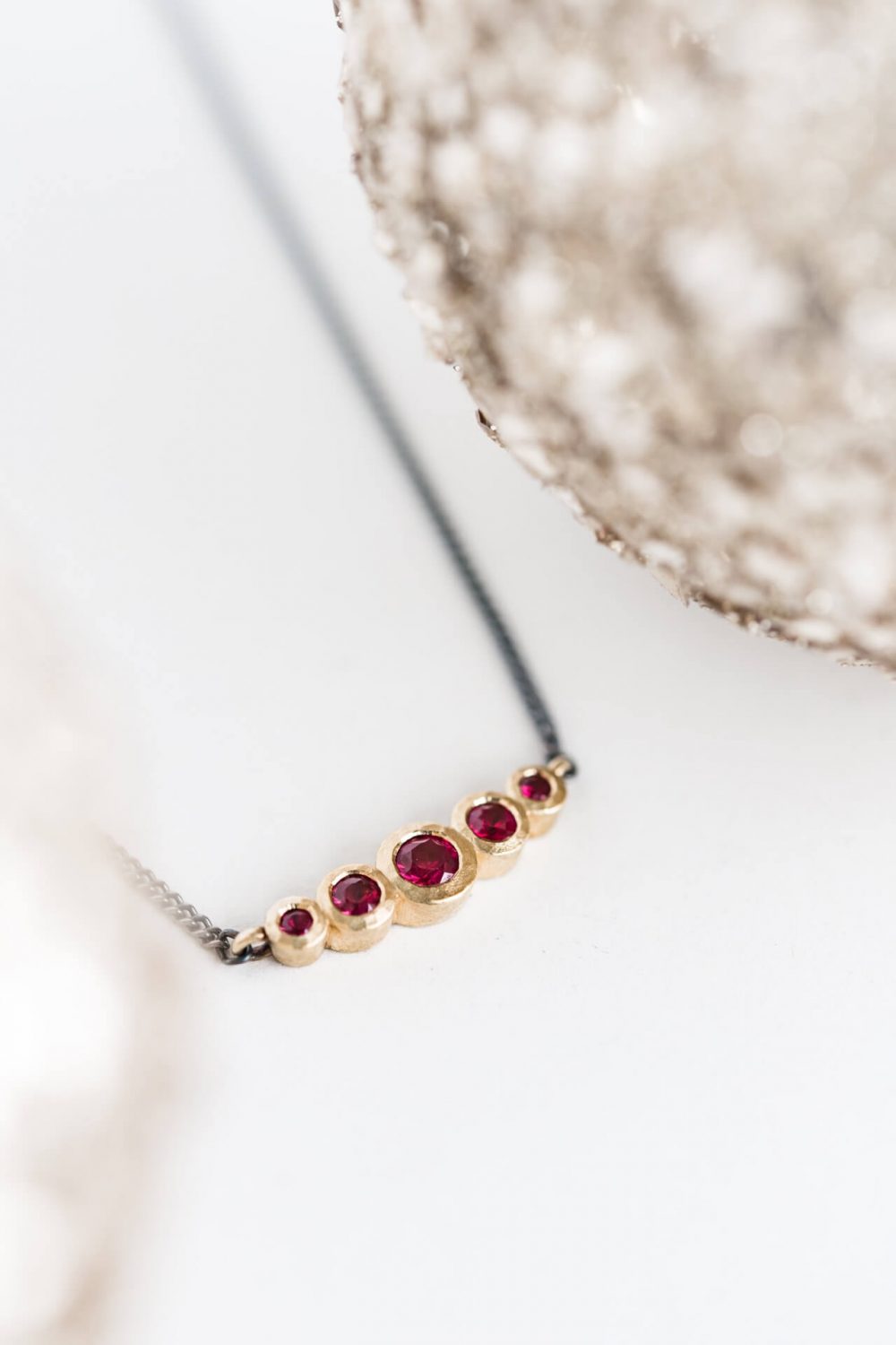 Ruby Necklace Gold And Silver Jacks Turner Bristol