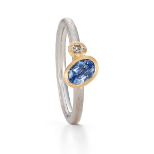 Oval Sapphire And Diamond Alternative Engagement Ring By Bristol Jeweller Jacks Turner