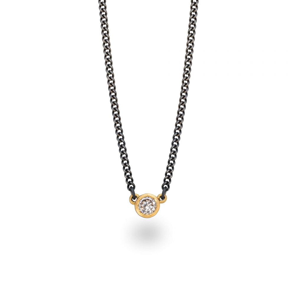 The Adoré Peach Brown Diamond Necklace By Bristol Jeweller Jacks Turner.