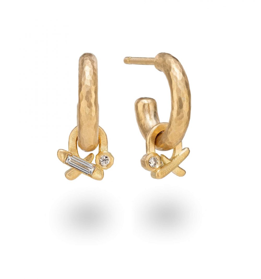 The Kiss Gold Diamond Earrings By Jacks Turner Bristol Jeweller.