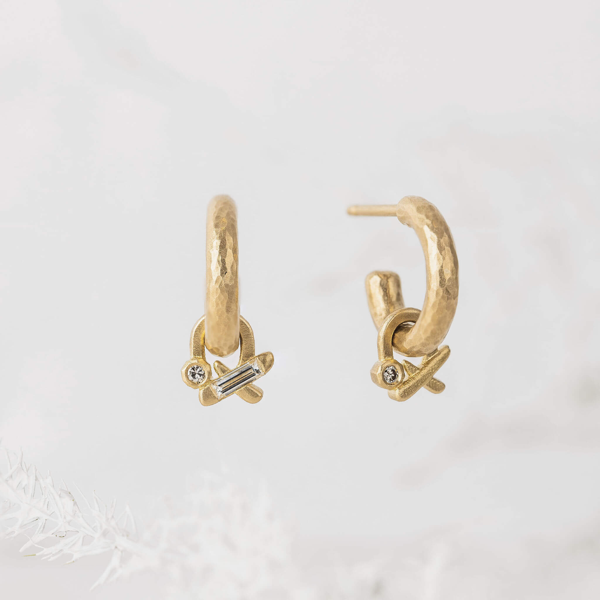 The Kiss Gold Diamond Earrings By Jacks Turner Bristol Jeweller