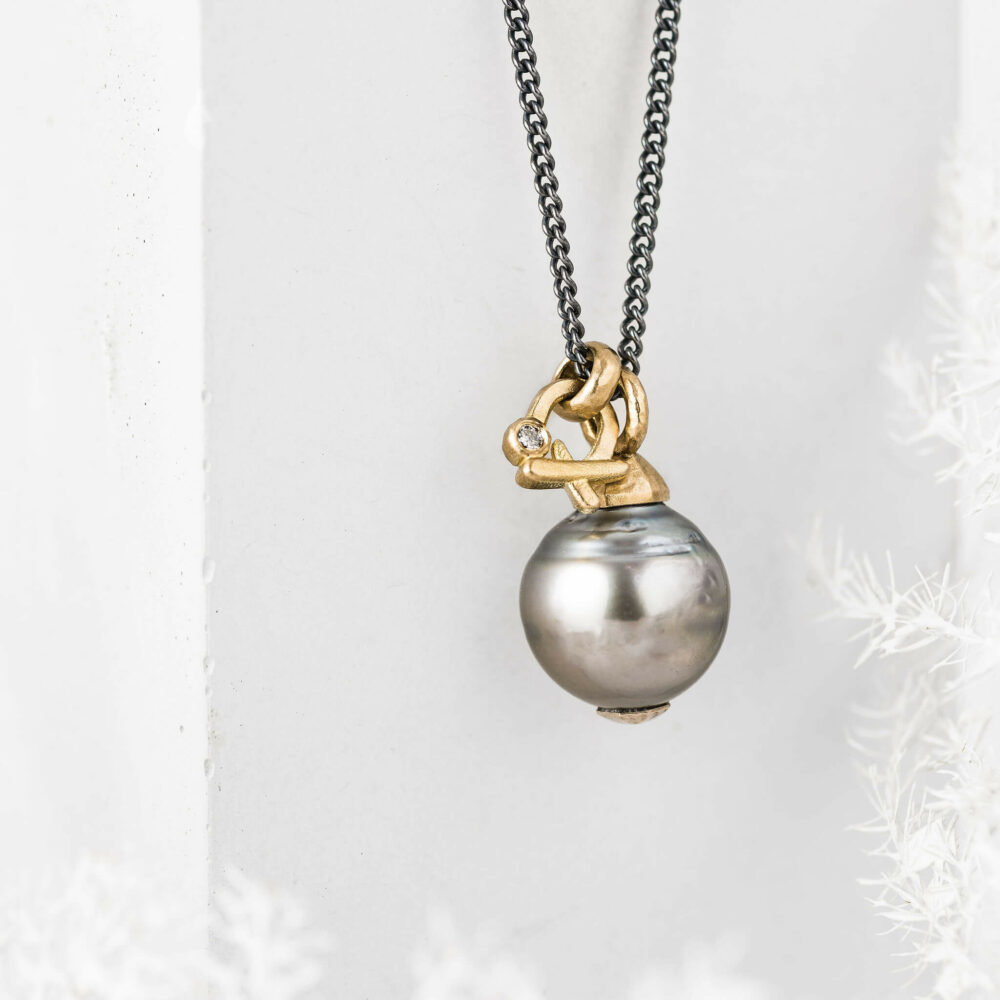 The Kiss Tahitian Pearl Necklace By Jacks Turner Bristol