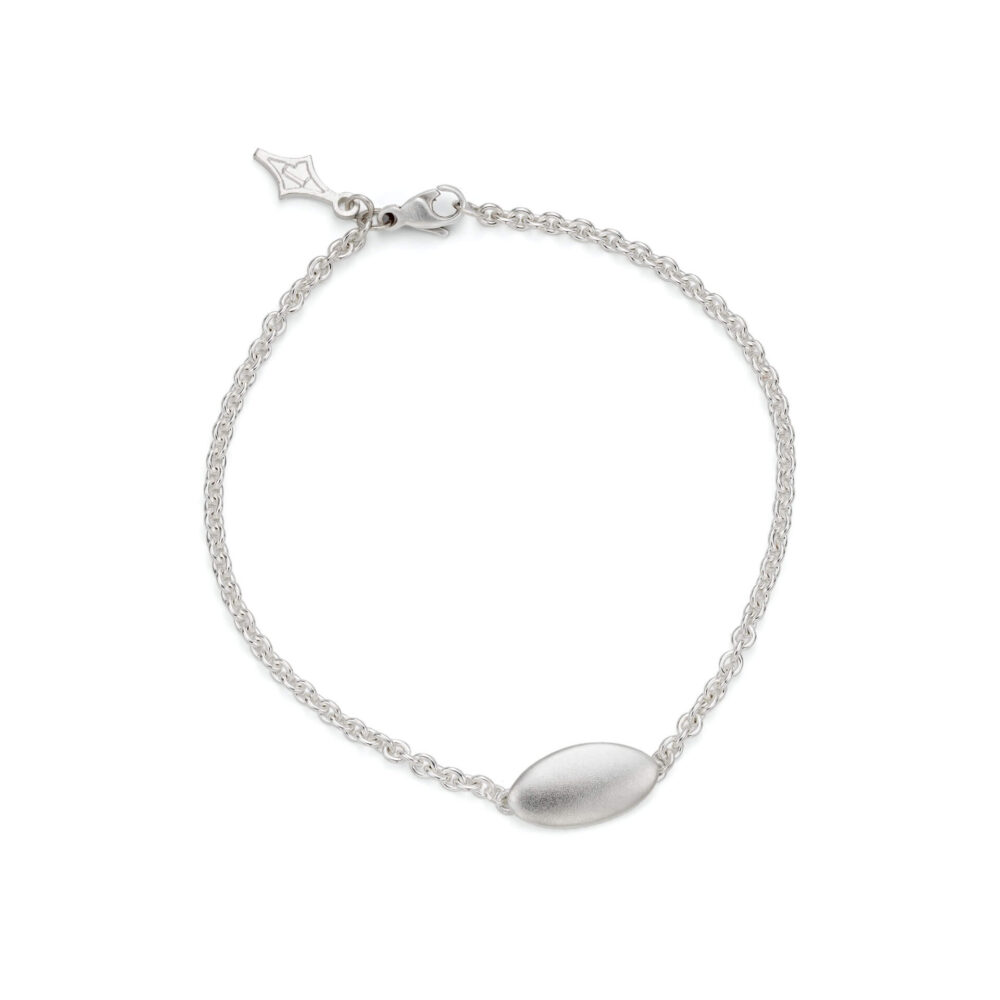 Ellipse Silver Bracelet. Designed By Bristol Contemporary Jeweller Jacks Turner.