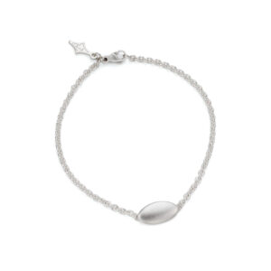 Ellipse silver bracelet. Designed by Bristol contemporary Jeweller Jacks Turner.